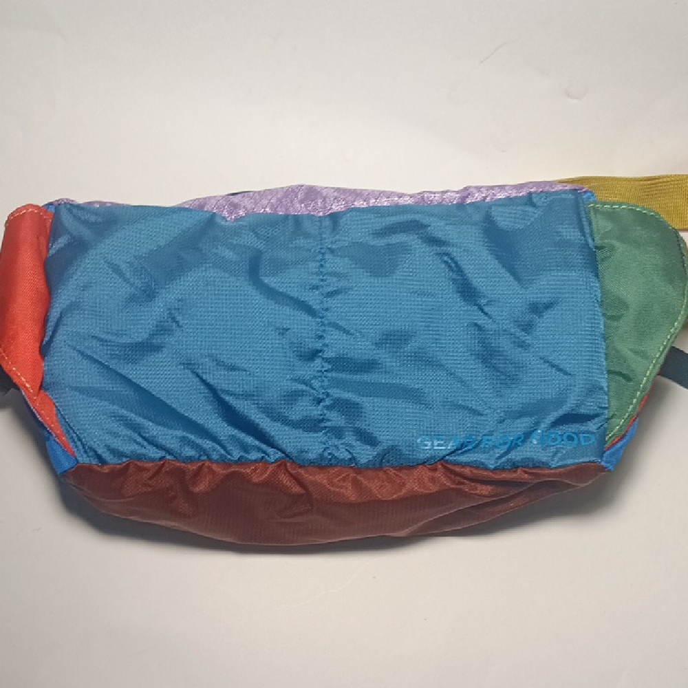 Cotopaxi Colorful Fanny Pack with Blue and Purple - Picture 9 of 11